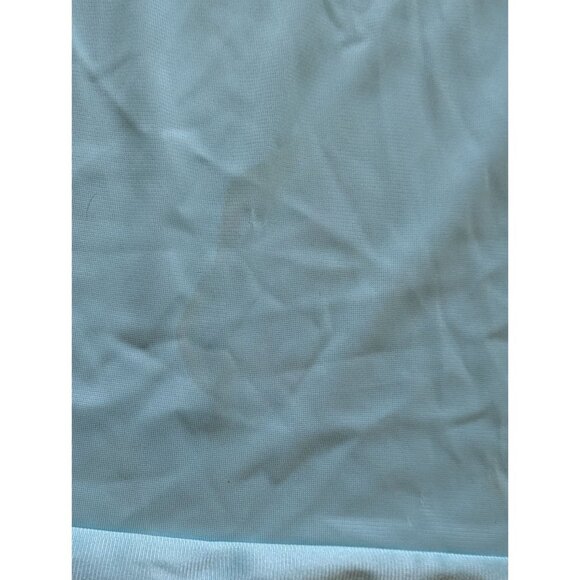 Vintage Vanity Fair Blue Nightgown XXL Sleeveless Embroidered V-Neck Satin Trim - Picture 8 of 10